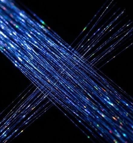 Sapphire blue strands